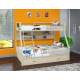 Двухъярусная кровать Гранада - 1 ПЯ слоновая кость