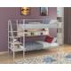 Двухъярусная кровать Толедо П серый/молочный