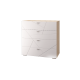 Комод 4 ящика Скайлайн белый