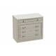 Комод Николь Ясень жемчужный/Ваниль