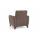 Кресло для отдыха Эдвин велюр прага браун