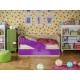Кровать Бабочки Фиолетовый металлик