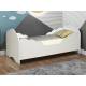 Кровать детская с бортом Малышка №5 белая