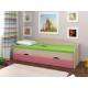 Кровать Соня 2 сонома-розовый