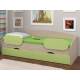 Кровать Соня 2 сонома-салатовый