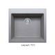 Кухонная мойка Tolero R-111 Серый 701