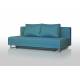 Диван Комфорт без подлокотников 2 подушки азур