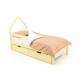 Кровать-домик мини Svogen с ящиками и бортиком бежевый