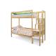 Двухъярусная кровать Svogen натура без покрытия