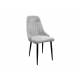 Стул Милан серый, чёрные ножки