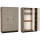 Шкаф для одежды 54.12 Гамма фасад грей