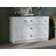 Комод Лофт 3 ящика и 1 дверца цемент светлый