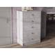 Комод Лофт 5 ящиков цемент светлый