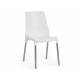 Стул Genius mod 75 белый/ножки хром