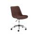 Кресло офисное Style флок коричневый