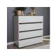 Комод Лотос с 4-мя ящиками Бетон серый