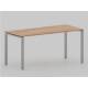 Стол с эффектом парения Лофт П-образные опоры серые ЛО.Кпп_6 600х1200 мм