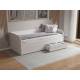 Кровать-софа с ортопедическим основанием КС09 белый