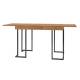 Стол обеденный раздвижной Лофт Дуб Вотанм