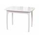 Стол Dikline М40 белый/стекло белое