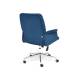 Кресло офисное York флок синий