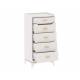 Комод высокий Сиде Белый