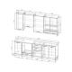 Кухонный гарнитур Крафт 2400 (верх 950 мм)