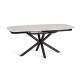 Стол обеденный Winston Винстон глянцевая белый/черный