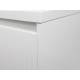 Тумба с раковиной Uperwood Next Premium белая 2 ящика 80 см