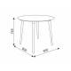 Стол обеденный Сканди 2 белый
