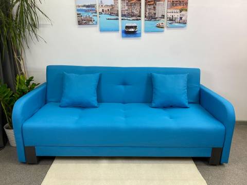 Диван-кровать Поло с подлокотниками Neo Azure