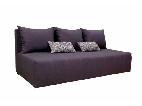 Диван Лайн фиолетовая рогожка