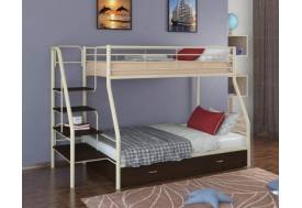 Двухъярусная кровать Толедо 1Я слоновая кость венге