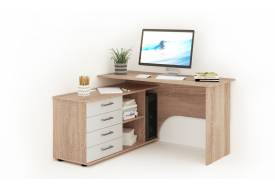 Стол письменный угловой Гарвард левый 130*120