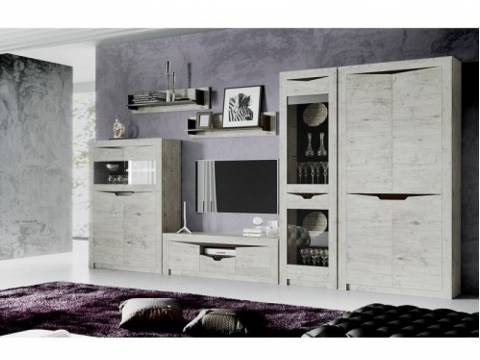 Гостиная Соренто Дуб бонифаций/кофе структурный матовый