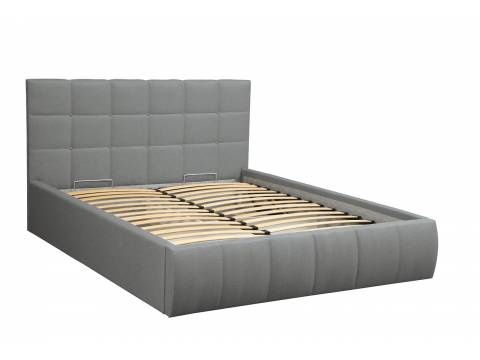 Кровать Диана 1600 Н1010 жаккард серый