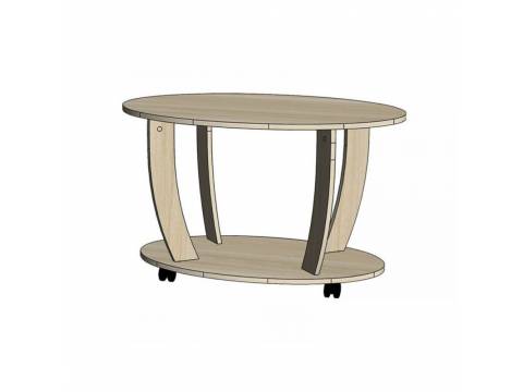 Стол журнальный овальный Линаура