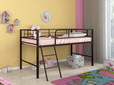 Кровать-чердак Севилья Мини черный