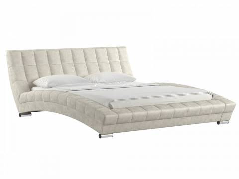 Кровать 1800 Оливия Дарлинг айвори светлый серо-бежевый