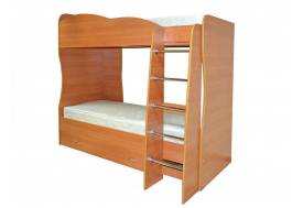 Кровать детская двухъярусная Юниор 2 вишня