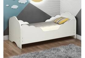Кровать детская с бортом Малышка №5 белая
