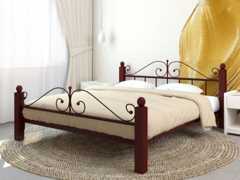 Кровать двуспальная металлическая Диана Lux Plus