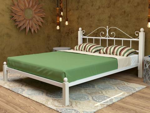 Кровать двуспальная металлическая Диана Lux