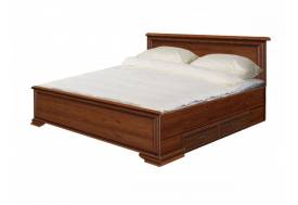 Кровать S320-LOZ/180 с выкатными тумбами Кентаки каштан