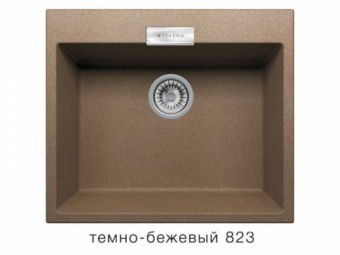 Кухонная мойка Tolero Loft TL580 Темно-бежевый 823