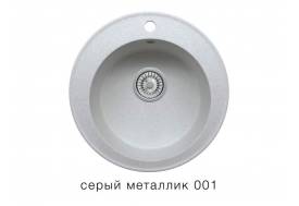 Кухонная мойка Tolero R-108 Серый металлик 001