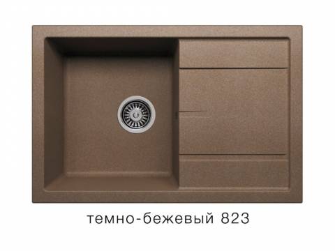 Кухонная мойка Tolero R-112 Темно-бежевый 823