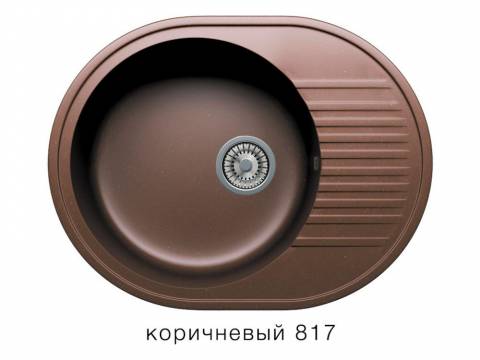 Кухонная мойка Tolero R-122 Коричневый 817