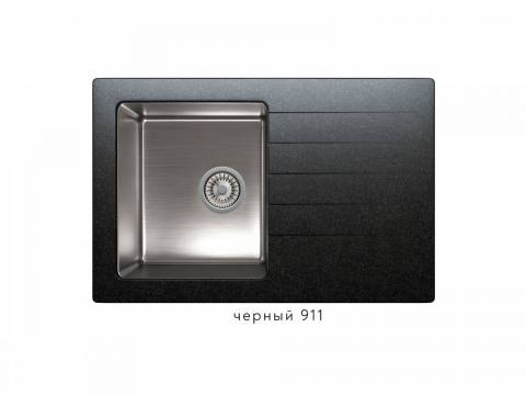 Кухонная мойка Tolero twist TTS-760 Черный 911