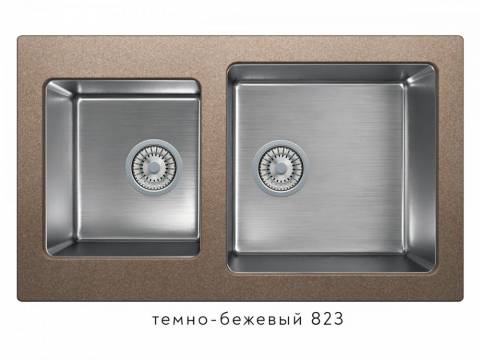 Кухонная мойка Tolero twist TTS-840 Темно-бежевый 823